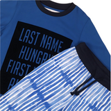 'Last Name Hungry First Name Always' Slogan Pyjamas