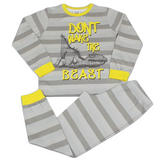 'Don't Wake The Beast' Striped Pyjamas