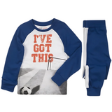 'I've Got This' Football Print Pyjamas