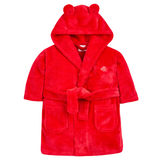 Red Hooded Dressing Gown