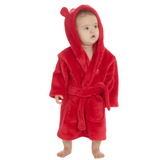 Red Hooded Dressing Gown